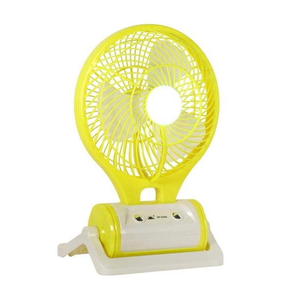 2 in 1 Portable Mini Fan with 21 LEDs Light and Good Backup Battery