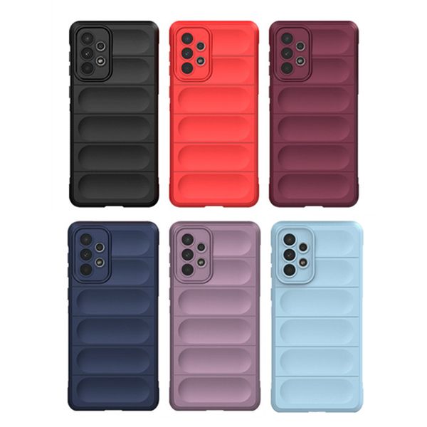 Shockproof Silicone Case Build in Lens Protector For Samsung S21 - Pack of 6