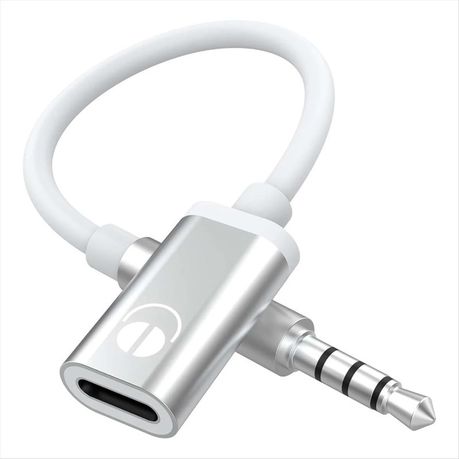 3.5mm Male to Type-C Female Adapter Compatible with USB-C Devices Image