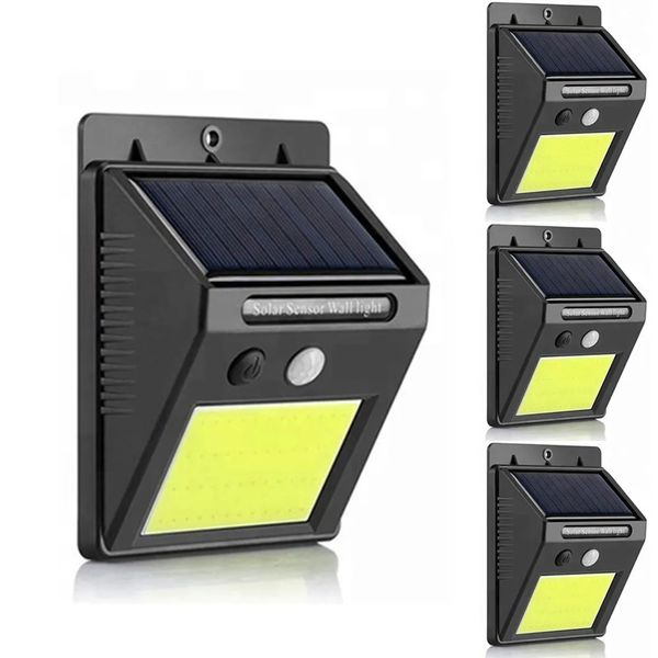 Set of 4 Super LED Solar Powered Wall Light- SD