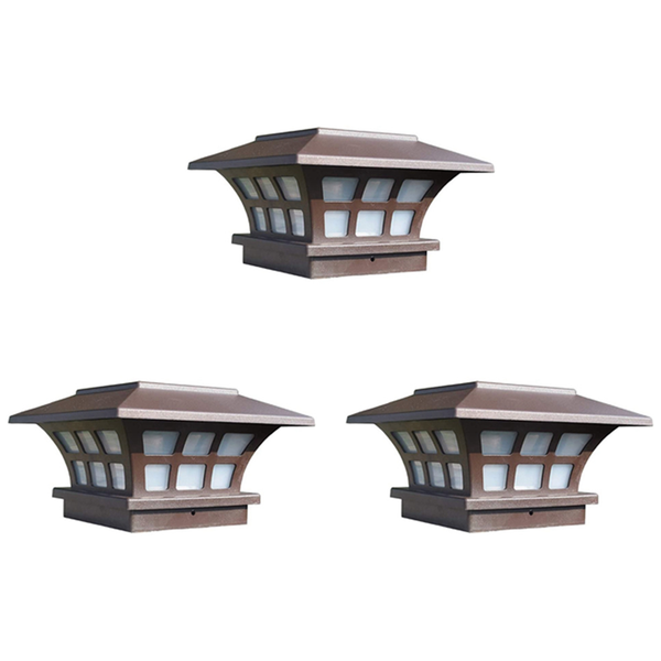 Solar Post Lamp Outdoor Waterproof Garden Fence Landscape Lamp