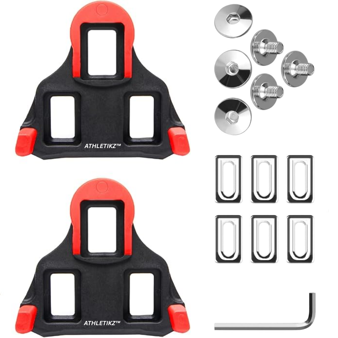 Athletikz Cycling Cleats for Shimano SPD SL - 0-Degree Float - Road Cycling