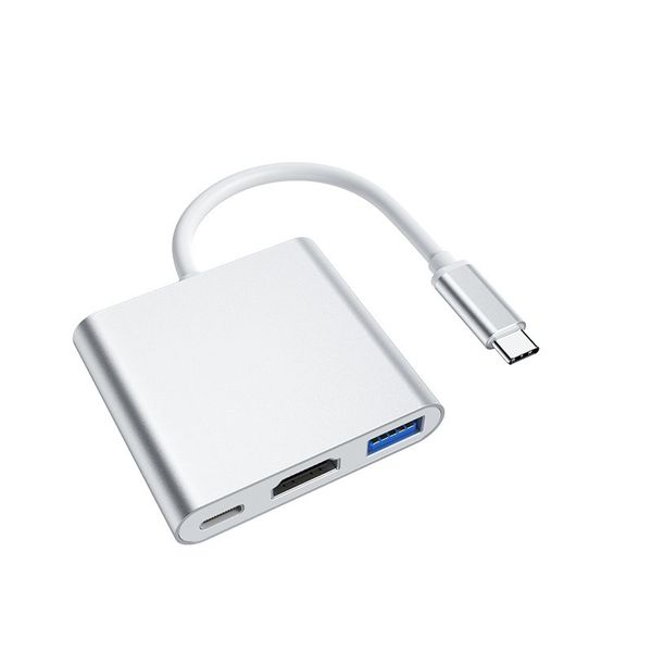 USB-C Hub 3-in-1 USB 3.0 High-Speed Port + HDMI + PD Fast Charging HB14