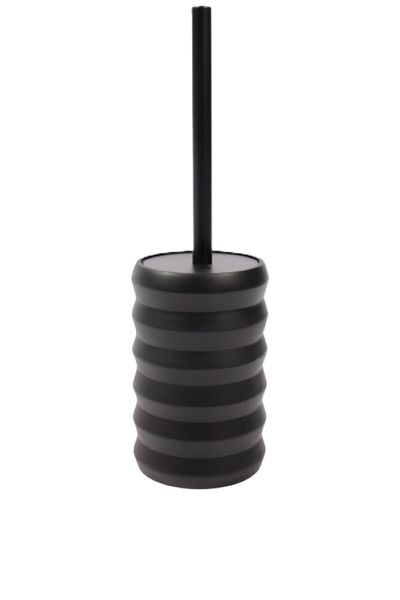 Ribbed Polyresin Toilet Brush