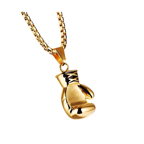 Boxing Glove Necklace - Gold