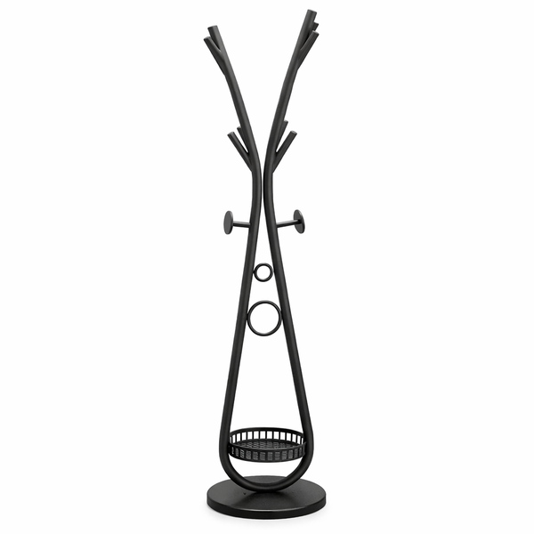 Free Standing Coat Rack Stand with Umbrella Holder