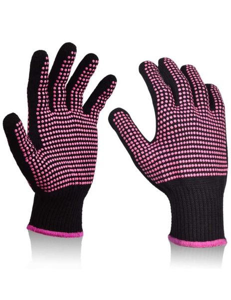 Heat Resistant Gloves Hairstyling, Curling, Kitchen Silicone Bumbs Premium