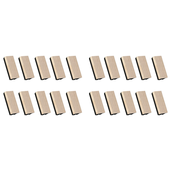 10 Pack Chalkboard Erasers Wool Felt Dustless Wood For Kids Teachers