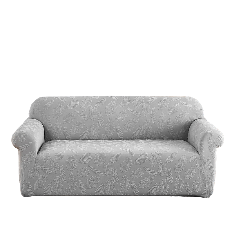 Jacquard Damask Couch Cover High Stretch Furniture Protector Light