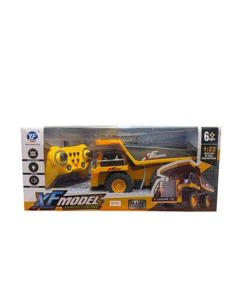 XF Model Remote Control Dump Truck - 1:22 Alloy Engineering Truck (2.4GHz)