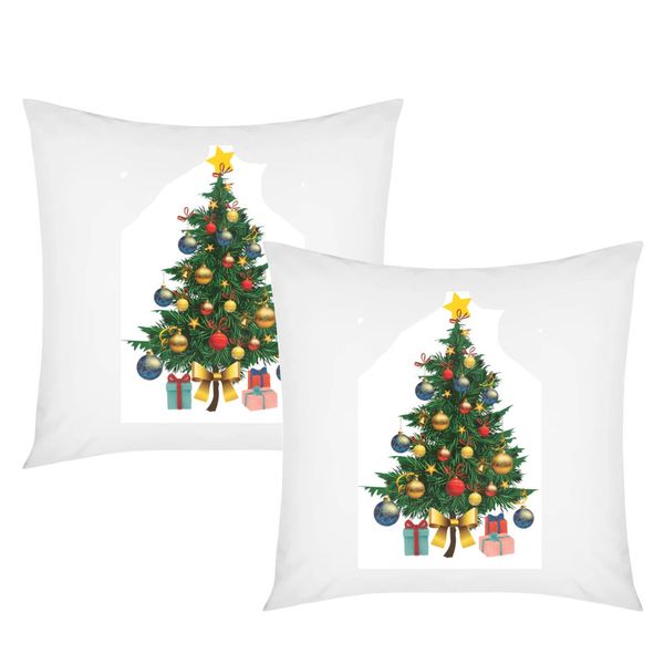 PepperSt - Scatter Cushion Cover Set - Presents Under The Christmas Tree