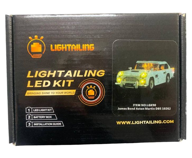 Lightailing Light Set For Lego 10262 James Bond Aston Martin DB5