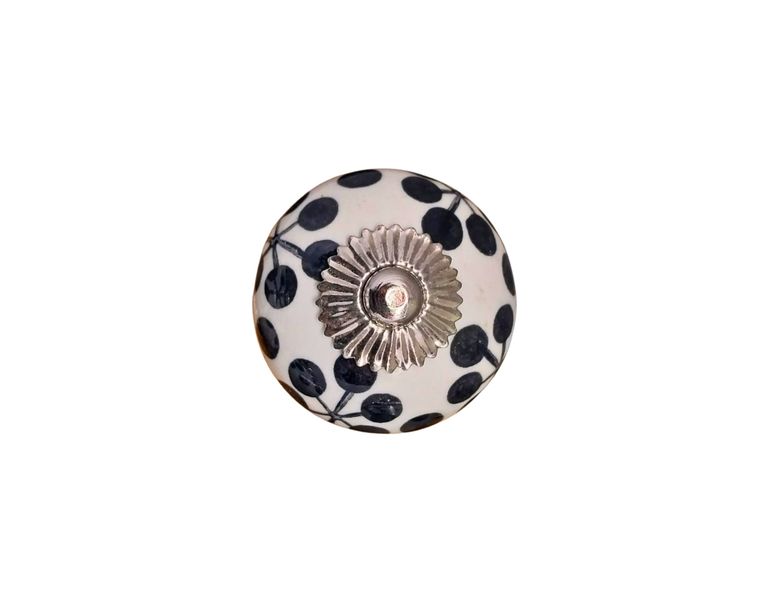Elegant Themed Ceramic Drawer/Cabinet Knobs - 6 Pieces