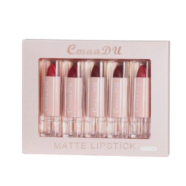 5- Piece Matte Moisturizing Lipstick Set