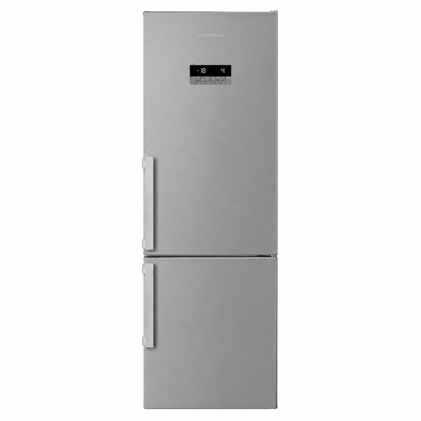 Grundig GKN 16820 X 316L Stainless Steel Bottom Freezer Fridge