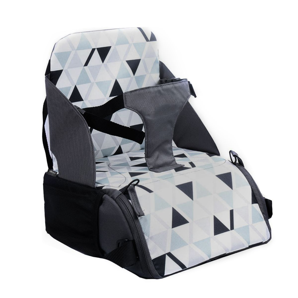 Baby Booster Seat Cushion Square, Fansu Cartoon Printed Toddler Kid Dismountable Increase Dining Chairs Pad Washable Thick High Chair Booster Cushion Mat With Belts (Unicorn, 15.6x15.7x3.2inch