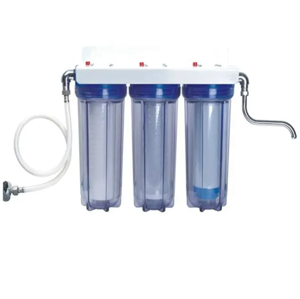3-Stage Under Sink Drinking Water Filter System - Clean 5um Purifying + Tap