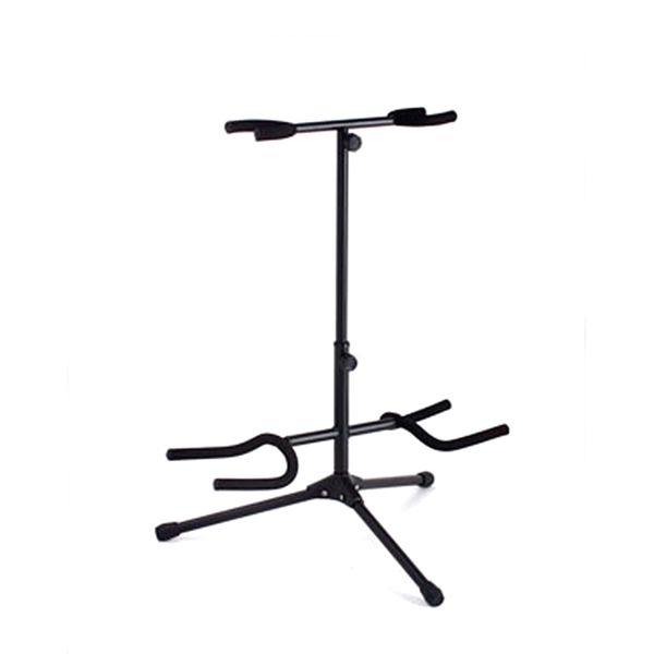 BK Double Guitar Stand - Black Finish