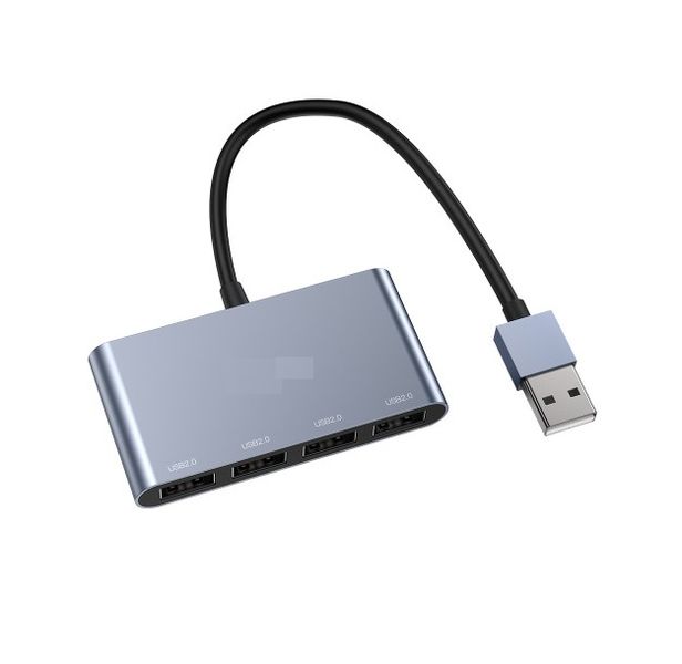 USB To USB2.0 4 Ports High Speed Hub Splitter (Plug &amp; Play)