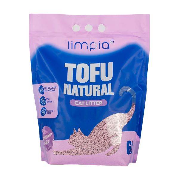 Limpia Tofu Cat Litter Lavender 6l
