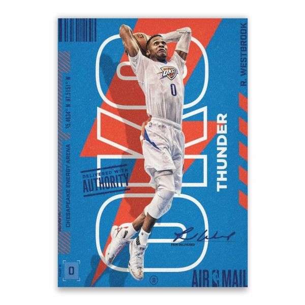 Russell Westbrook Clippers Poster - A1
