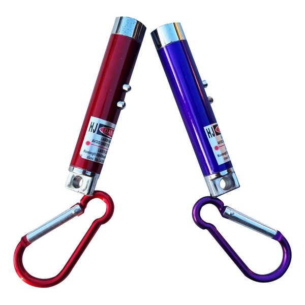 2 Pack | 3 in 1 Laser Toy for Cats- Purple &amp; Red Lasers