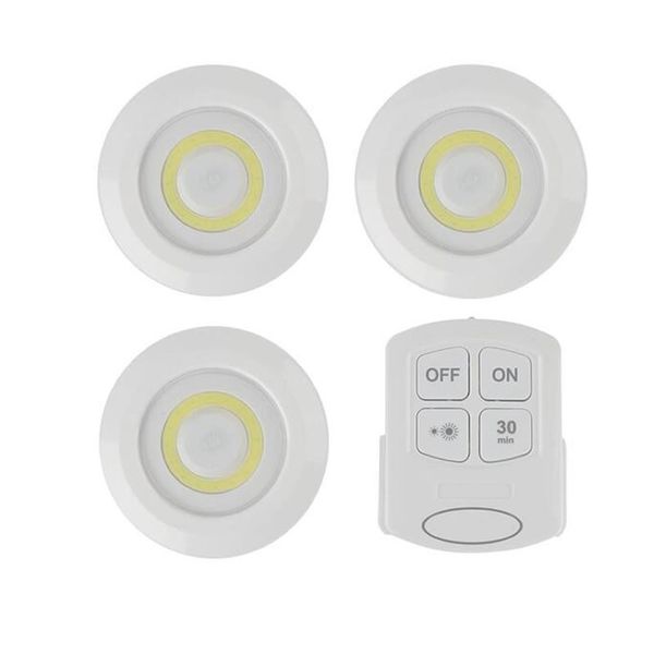 Set of 3 Led Light With Remote Control
