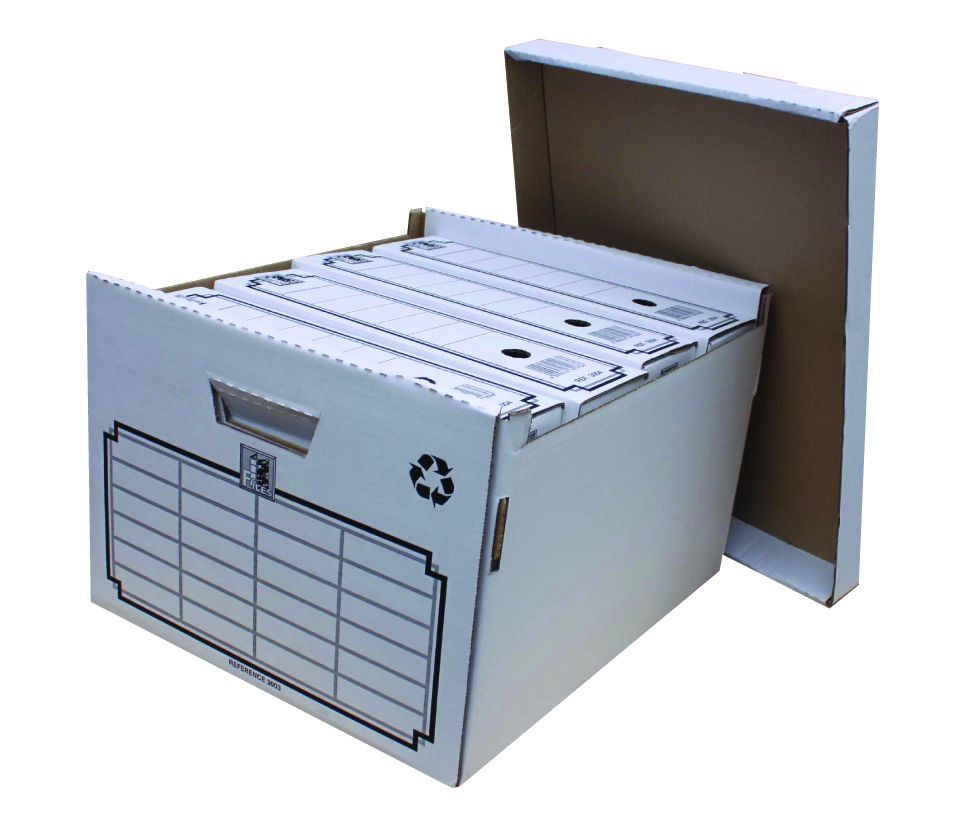 Files Large Corrugated Archive Box With 4 F S Boxes Shop Today Get 