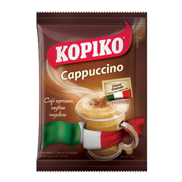 Kopiko Cappuccino Instant Coffee 25gr (2x10 Sachets)