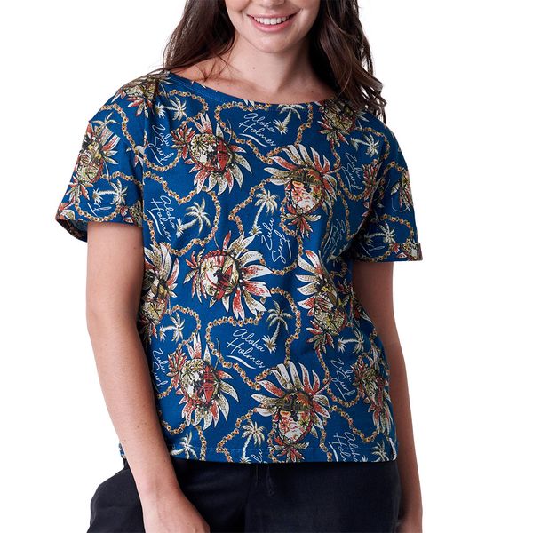 Holmes Brothers - Ladies - Aloha Ss Tee - Teal