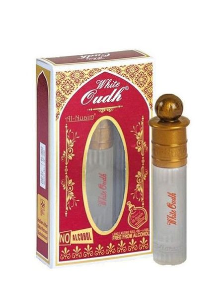 Al Nuaim White Oudh Attar No Alcohol Concentrate Perfume 6ml