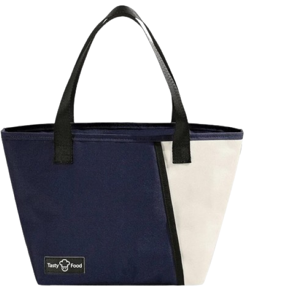 MultiFunctional Double Color Splicing Large Lunch Bag