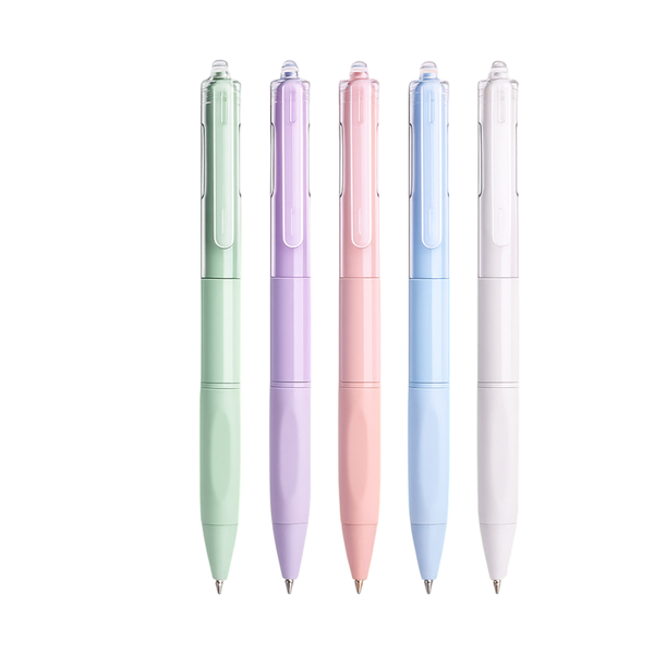 1 Pack- Pastel Rainbow Smooth Writing Gel Pen Set- Multicolour