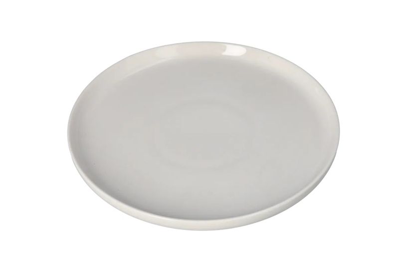 White Ceramic Side Plate 20cm x 20cm x 2cm - Set of 8