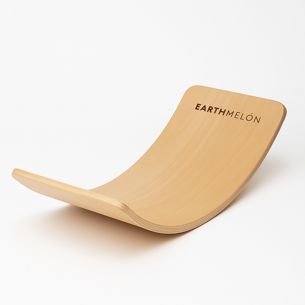 Earthmelon Montessori Yoga Fitness Wooden Balance Toy Board for Kids/Adults