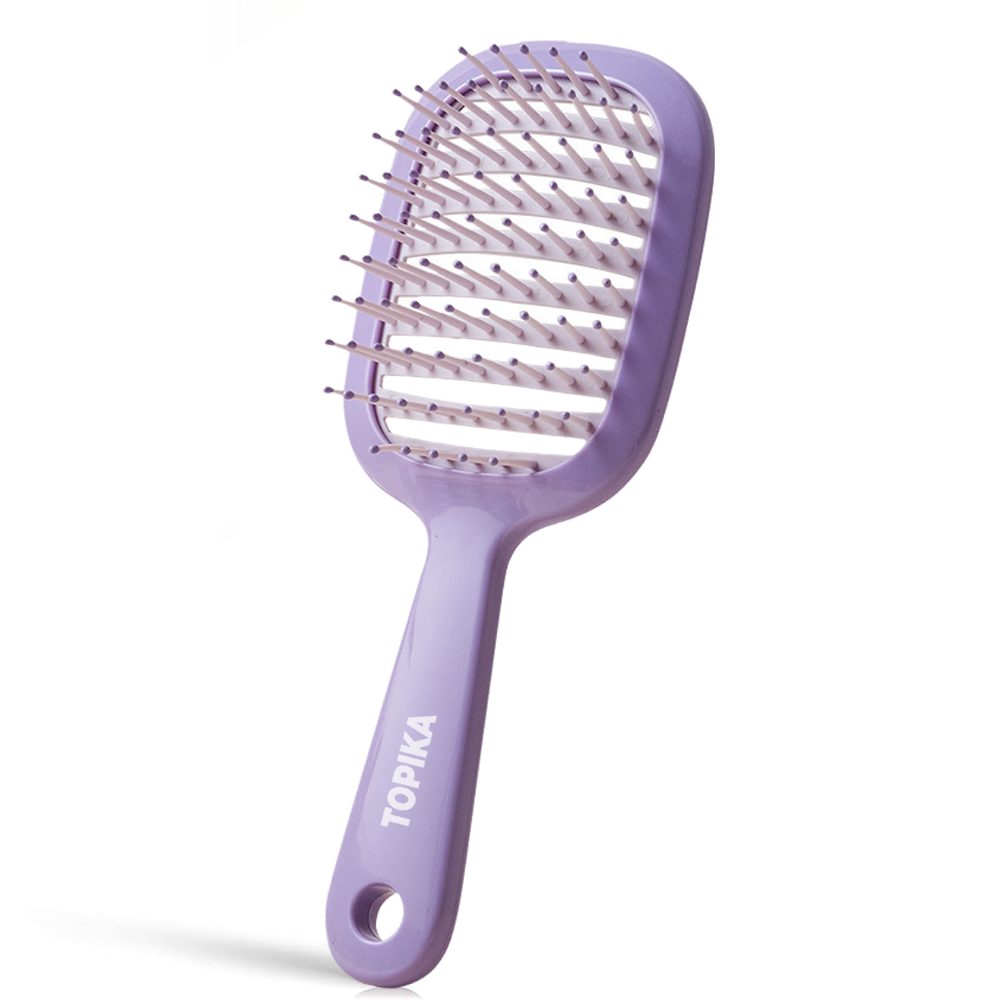 Topika - Curl Defining Brush, Vented Curly Hair Brush for Wet & Dry Hair
