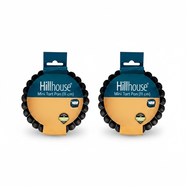 Hillhouse Non-Stick Mini Tart Pan 11cm for Quiches and Desserts - 2 Pack