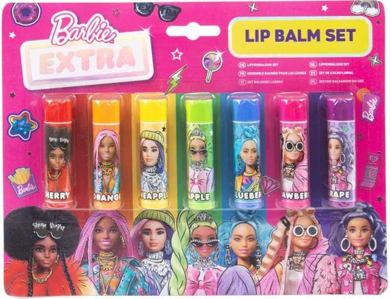 Barbie Core Set of 7 Lip Balms