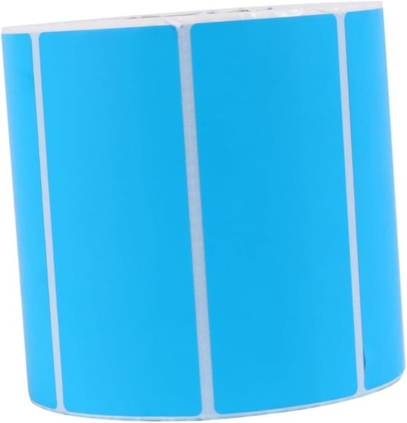 Blue Eco-Friendly Round Adhesive Labels For Office Store Organization &amp; Ma