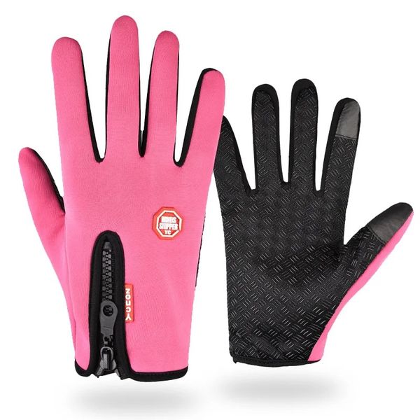 HKXY Winter Sports Gloves -Running/Cycling/Skiing/Soccer Essential - Pink