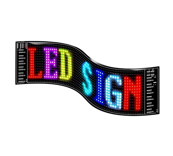 SE-TQ39 Flexible LED Matrix Sign Panel Light With Remote Control