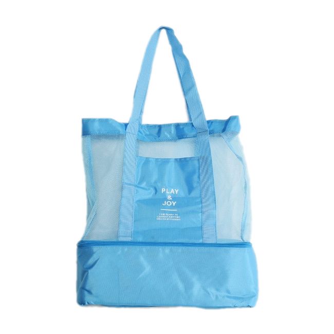 Mesh Beach Bag with Detachable Insulated Cooler | Shop Today. Get it ...