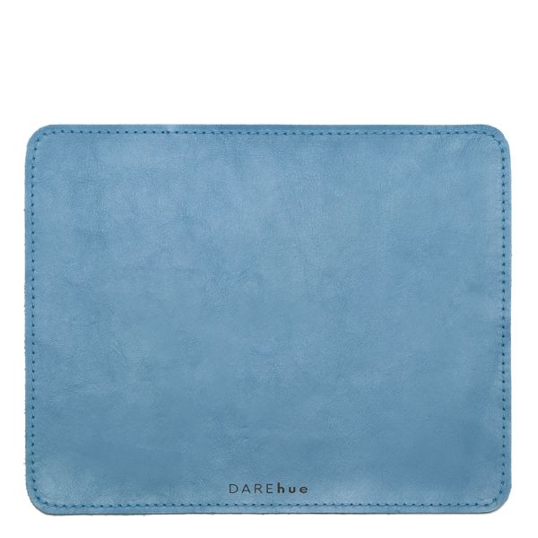 DAREhue - Sky Blue Genuine Leather Mouse Pad