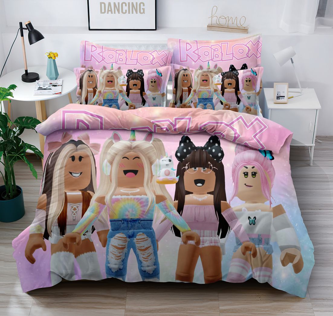 Linen Boutique - Kids Duvet Cover Set-Roblox-Girls Night | Shop Today ...