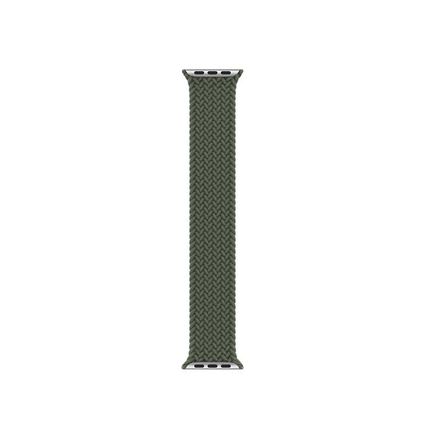 Watch Woven Single Loop Strap For Apple Watch - Dark Green