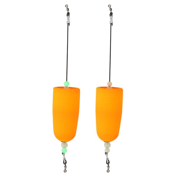 2 Pieces Bright Orange EPS Sea Fishing Floats