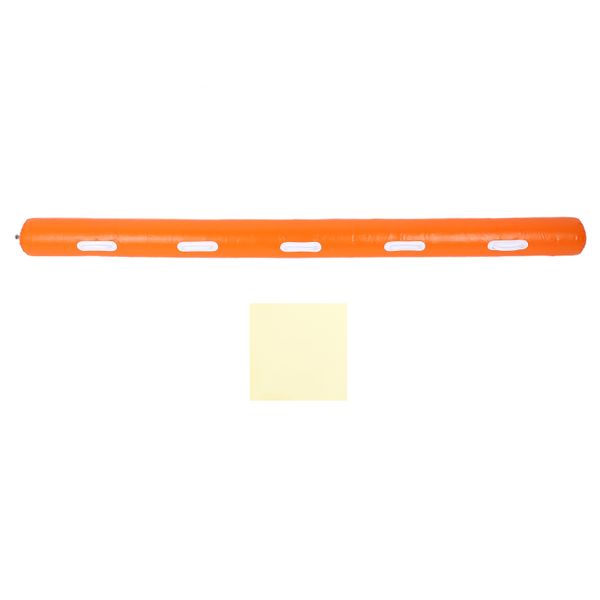 90.6 Inch Inflatable Pool Noodle Float Orange image