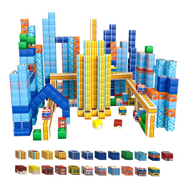 DIY Building Construction Magnetic Building Blocks Set