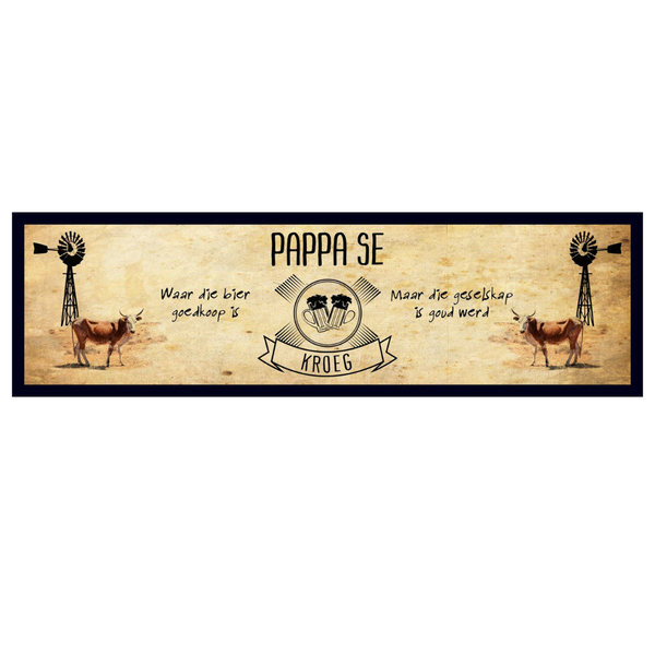 Pappe se Kroeg Bar Mat