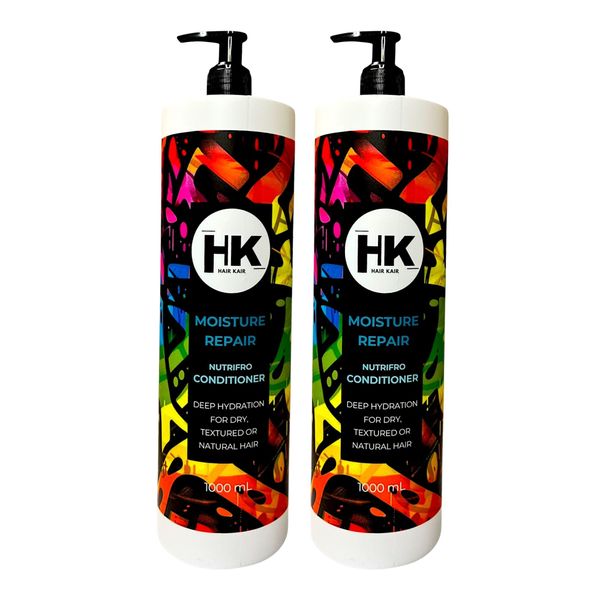 HK Nutrifro Moisture Repair Conditioner 1L Twin Pack - Hydrates &amp; Softens